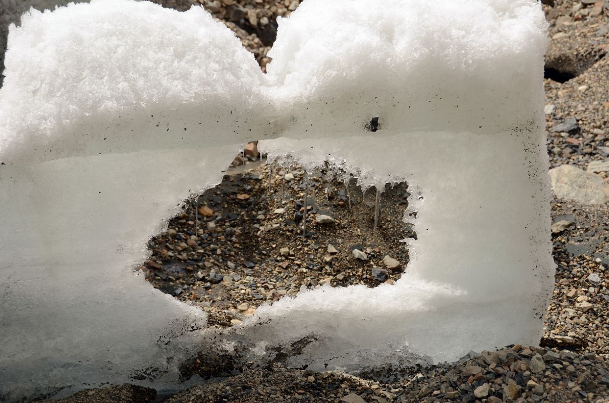 16 PAC-MAN Penitente On The Gasherbrum North Glacier In China 